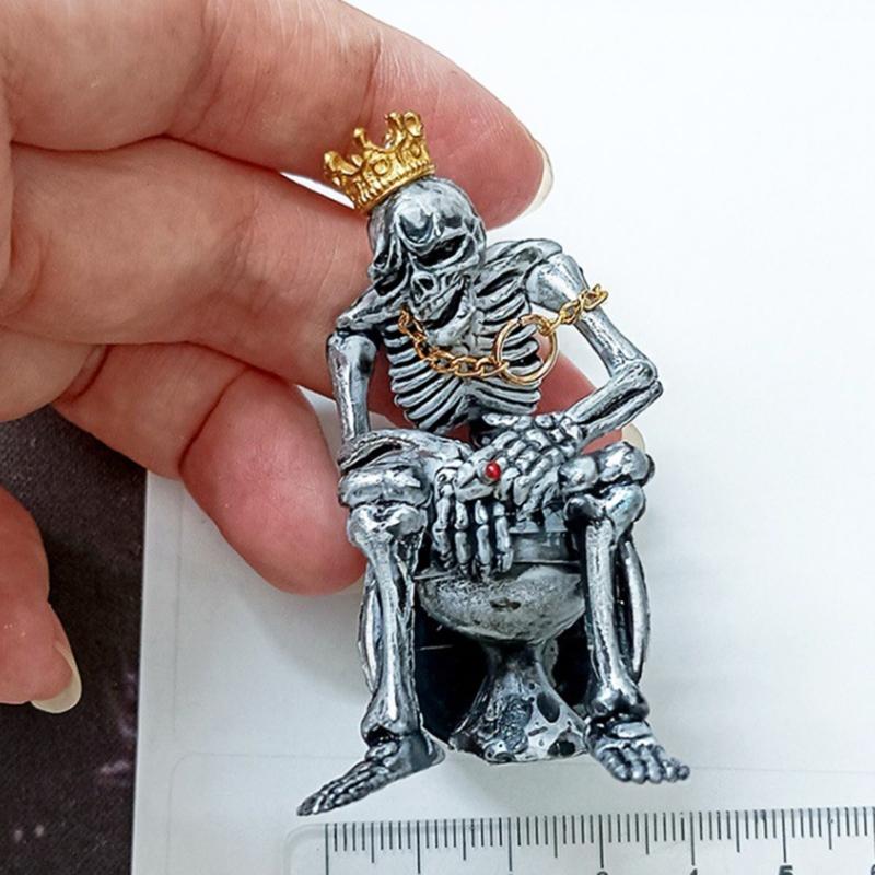 Car Air Vent Air Freshener Halloween Skull Ornament Essential Oil Diffuser Vent Air Car Accessories