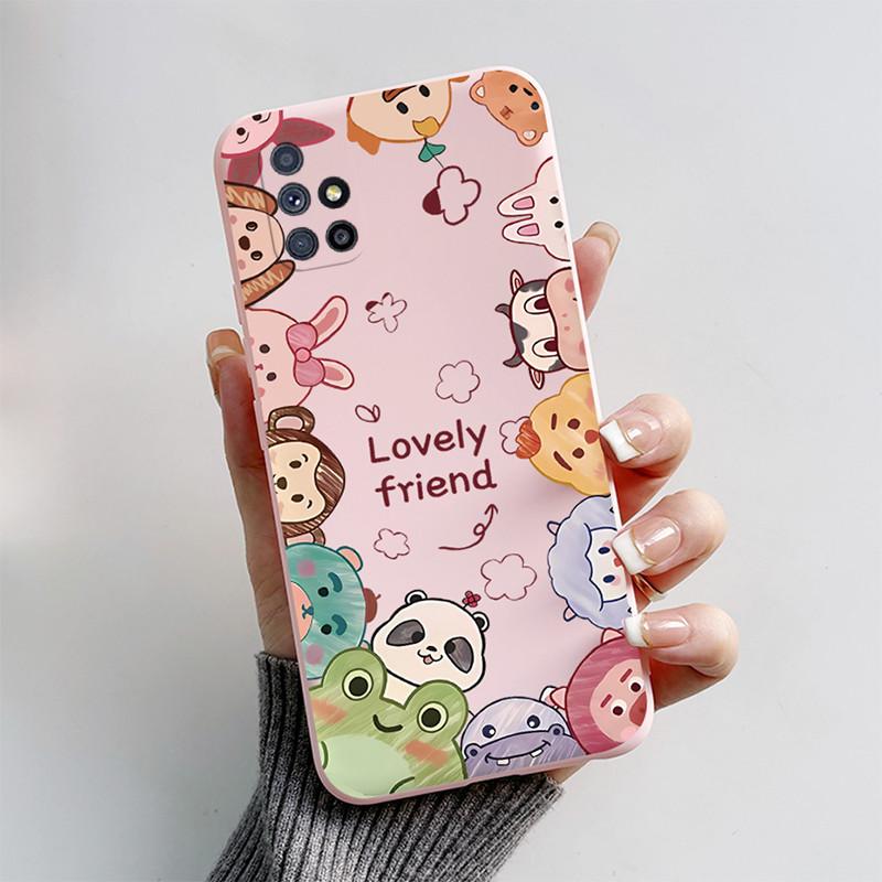 For Samsung Galaxy M51 Case SM-M515F 6.7'' Cute Cartoon Cat Fox Back Cover Soft Silicone Phone Case For Samsung M51 M 51 Fundas