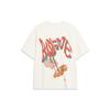 Li Ning Badfive T Shirt Unisex Ecru AHST907-1
