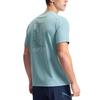 Fila Radfahren Lässig Einfarbig Buchstaben Kurzarm T-Shirt Herren Tops Steinblau A11M528108F-LB