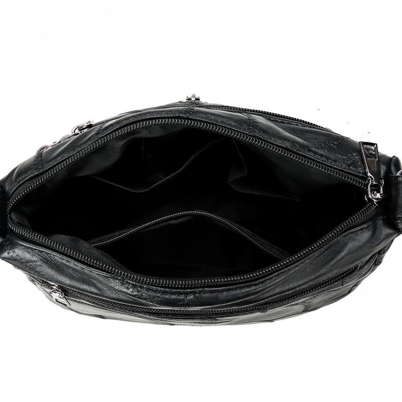 Patchwork Embossed Mom Bag New Large Capacity Shoulder Bag Crossbody Bag Korean Fashion Trendy Casual Bag Women