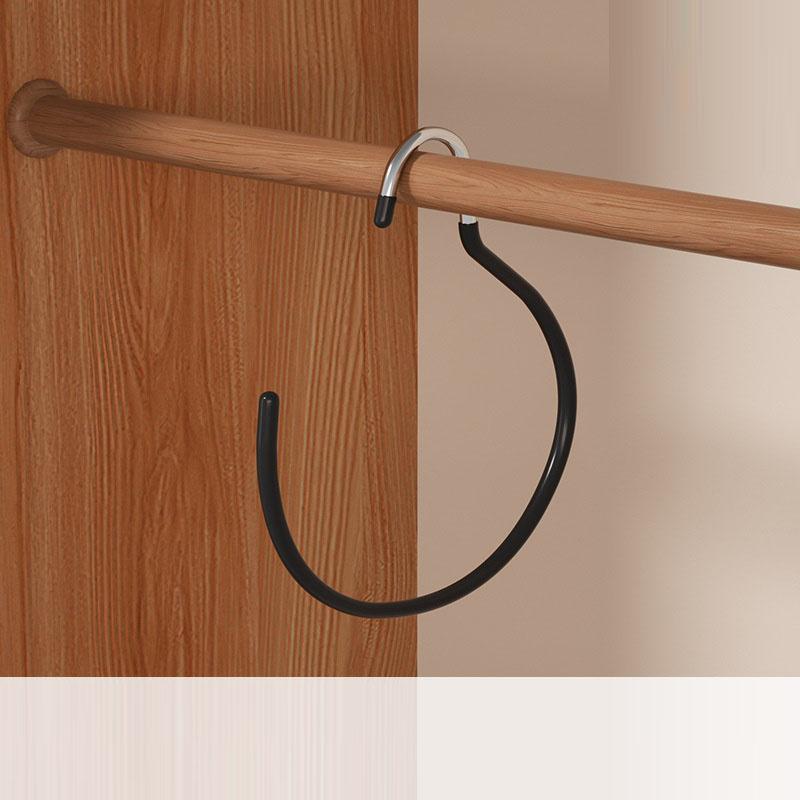 Multi-Functional Space-Saving Hat Scarf Hanger Non Slip Round Scarf Holder Belt Scarf Ring Hanging Hook Versatile Closet Hanger