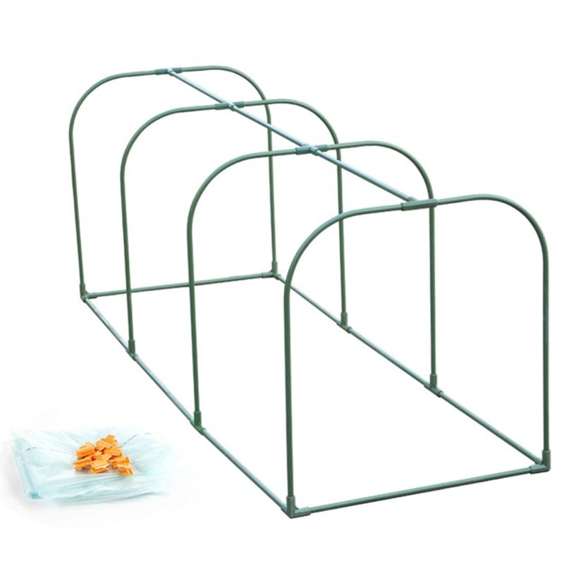 Frost Proof Portable Mini Greenhouse for Plant and Vegetables Steel Frame Insulated Cover for Indoor Outdoor Use