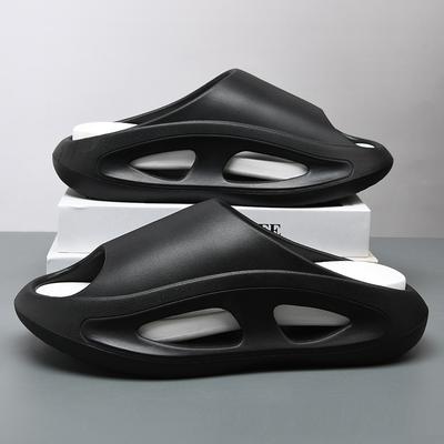 LItfun Sommer Rutschfeste Bequeme Haussandalen EVA Plateau Zehensandalen Herren Sandalen mit Fußgewölbeunterstützung Mode Lässig Herren Hausschuhe