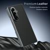 For Samsung Galaxy Z Fold7 5G Case Dual-Axis Hinge PU Leather Hard PC Folding Phone Cover