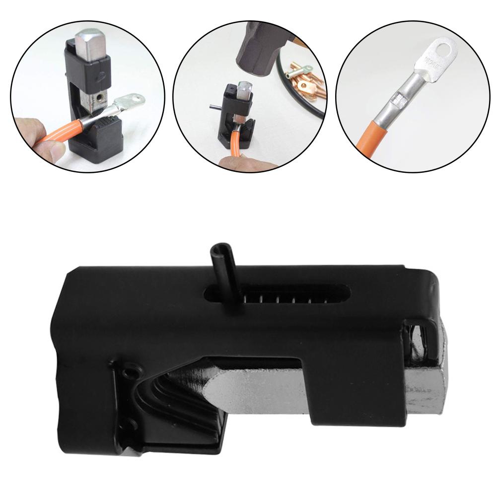 Universal Electrician Wire Terminal Battery Crimping Plier DIY Connect Spring Loaded Welding Lug Tool Auto Durable Cable Hammer