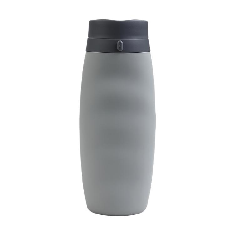 User Friendly Silicone Folding Cup Drinking Bottle Perfect for Outdoor Activity Enthusiasts Leakproof and Easy Cleaning