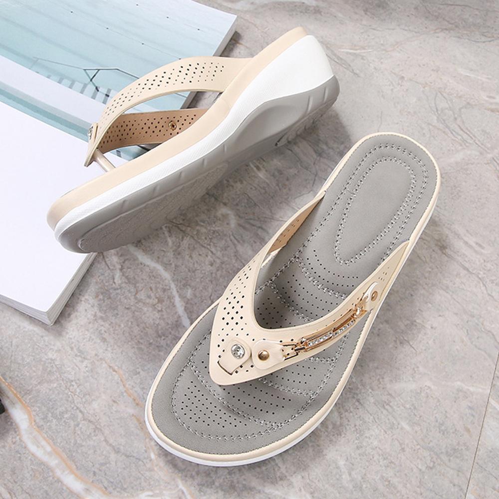 Women's Soft Cushion Flip Flops Thong Sandals Slippers Casual Orthotics Sandals flat sandals orthopedic sandals ladies sandals