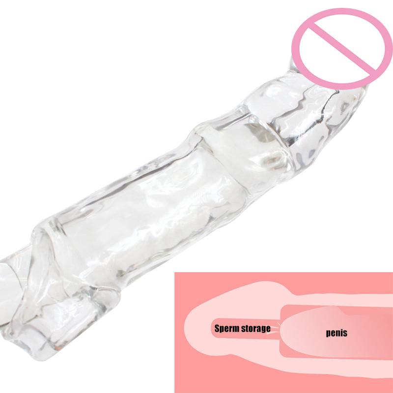 Men's Penis Extend Sleeve - Reusable Delay Ejaculation Sex Toy, Enhancer for Adult Intimacy