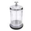 Barber Jar High Borosilicate Glass High Capacity Barbershop Soaking Jar with Lift Basket for Manicure Tools