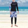 Men Long Sleeve Swimsuit Stretch Swim Trunks for Snorkeling Spearfishing Summer