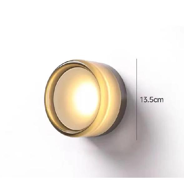 Nordic Round Wall Light Fixtures for Bedroom Bedside Hotel Background Decoration Led Modern Colorful Lamp Luminaire