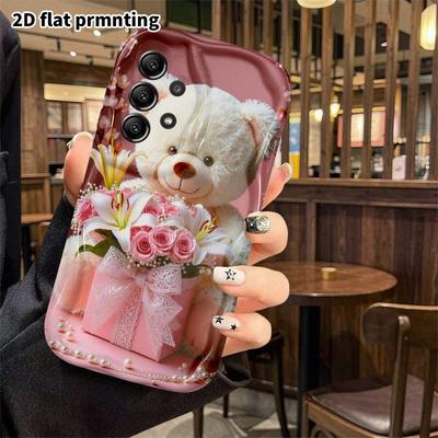 Phone Case: 2D Flat Samsung Galaxy A34 A35 M05 M06 S20 S22 S21 FE Plus 5G Protective Case, Flower Gift Box, Christmas and Halloween Gifts