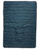 THERMAREST Honcho Poncho Insulated Outdoor Blanket Poncho with Hood Blue Print One Size