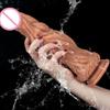 Nový dvojvrstvový dildo z tekutého silikónu pre ženy, Masturbátor, Produkt pre dospelých, Simulácia veľkého penisu