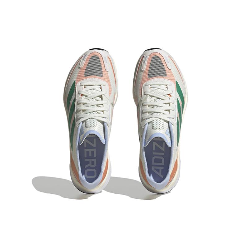 Adidas Women's Adizero Boston 11 'White Tint Court Green' Women's Sneakers HQ3697