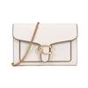Tabby 20 WOC Crossbodytas van Gekreukt Leer Kleine Dames Chalk White