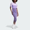 Adidas Originals Ksenia Schnaider Ss24 Fashion Sports Slim Fit Short Sleeve Dress Women Dresses Pink Purple IZ0723