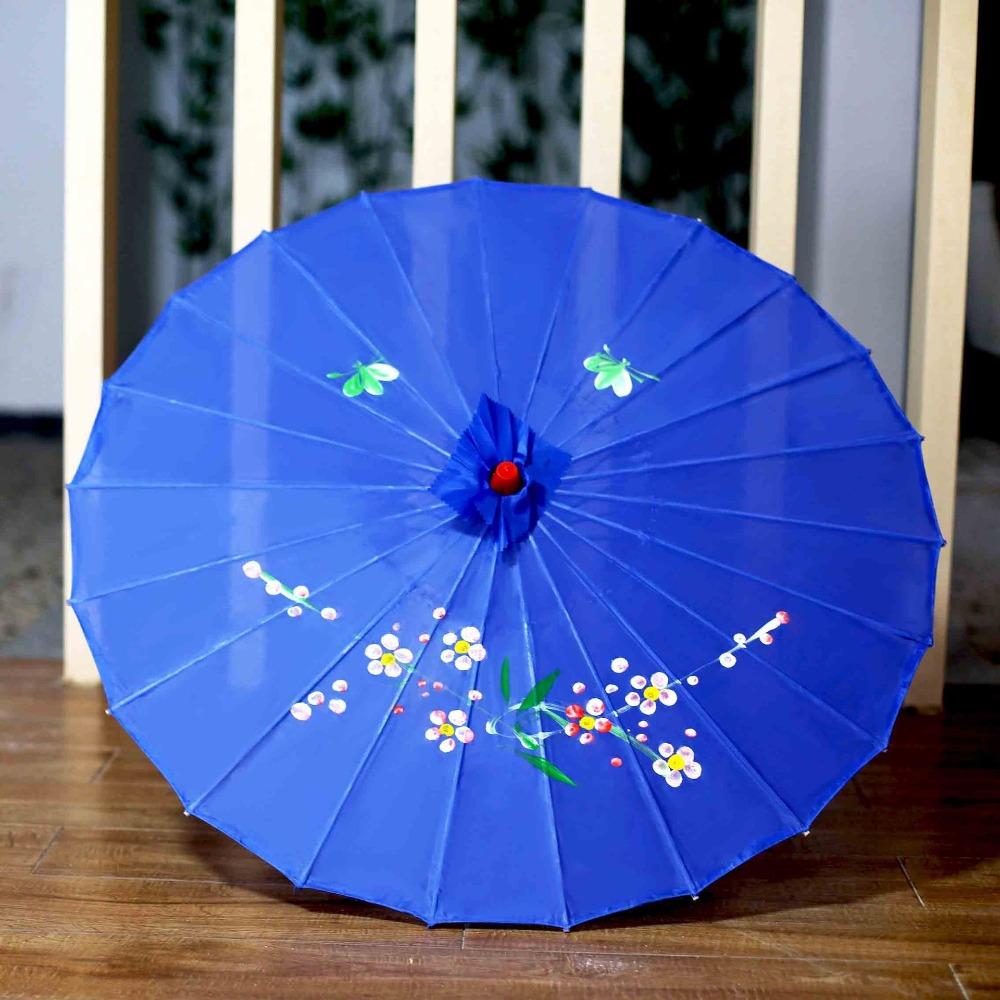 Classical DIY Painting Paper Umbrella Vintage Oil Paper Umbrella  Kindergarten