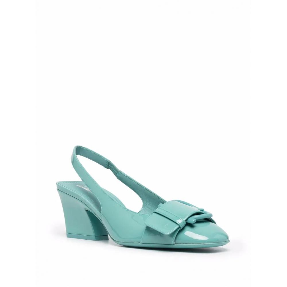 Salvatore Ferragamo Ferragamo Slingback Buckle Pumps Blue
