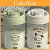Pc Plastic Straw Cup For Kids With Cartoon Design And High Temperature Resistance For Summer Outdoor Use