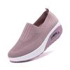 Middle-Aged Elderly Mothers' Shoes Mesh Cloth Outdoor Running Shoes Flying Knit Casual Shoes Comfortable Lightweight Breathable