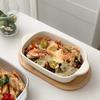 Ceramic Double Handle Baking Dish