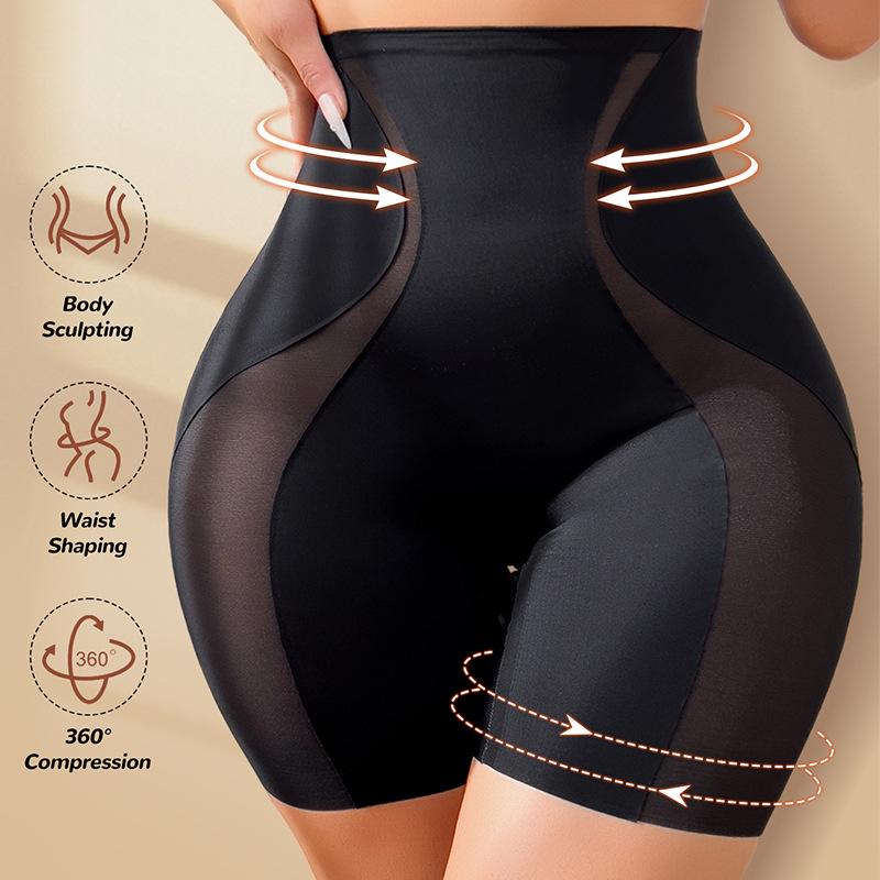 Hosen mit hohem Bund, Bauchkontrolle und Hüftlift