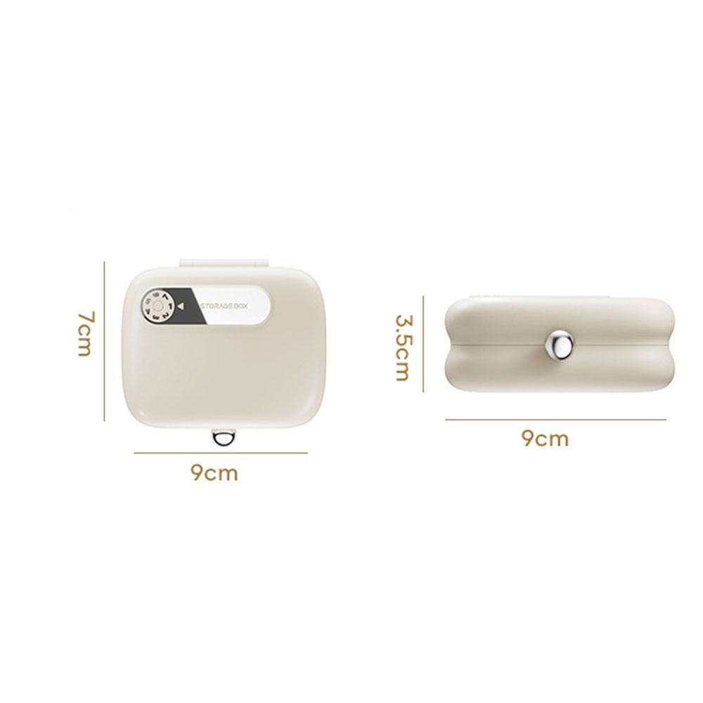 Compartmentalized Pill Box 7 Grids Daily Pill Organizer Gifts Small Tablets Boxes for Pill Jewelry