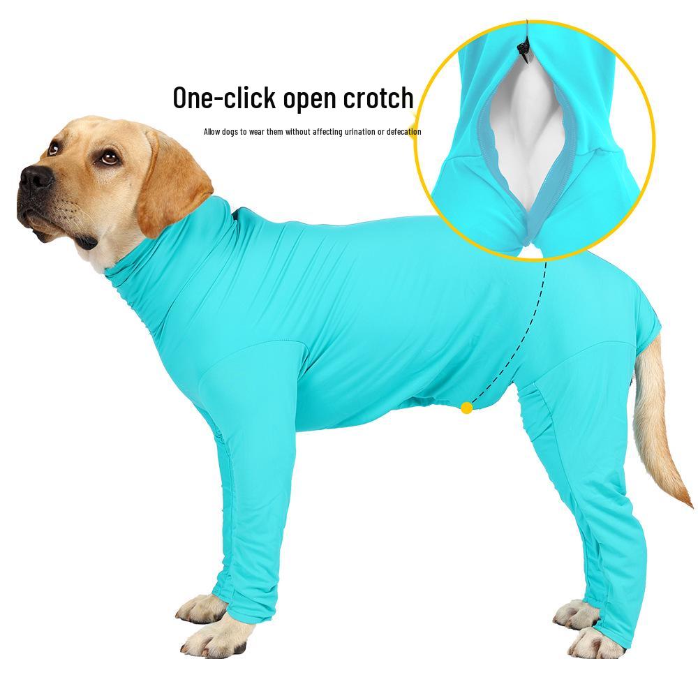 Breathable Anti-Shedding Four-Legged Pet Outfit for Small & Medium Dogs