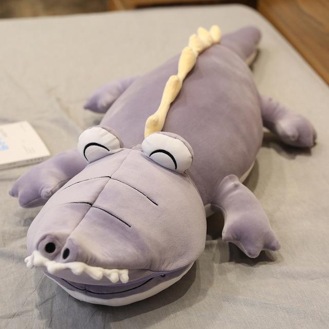 New Creative Plush Toys Super Soft Stuffed Plush Animals Dinosaur Cosplay Crocodile Toy Sleeping Pillow Christmas Gift