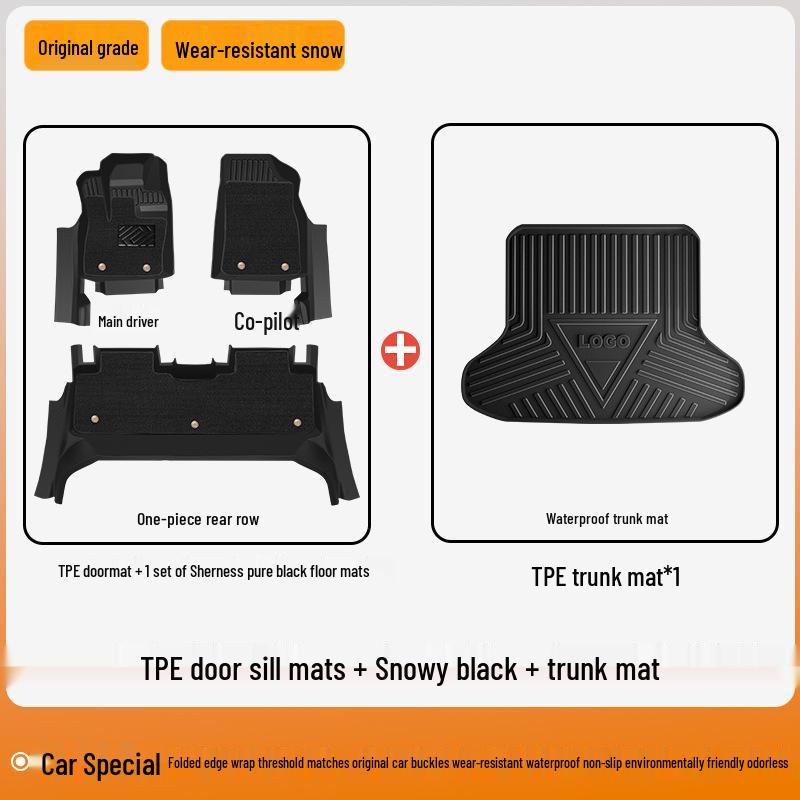 TPE Full-Coverage Floor Mats for 26 Dongfeng Nissan Teana Models