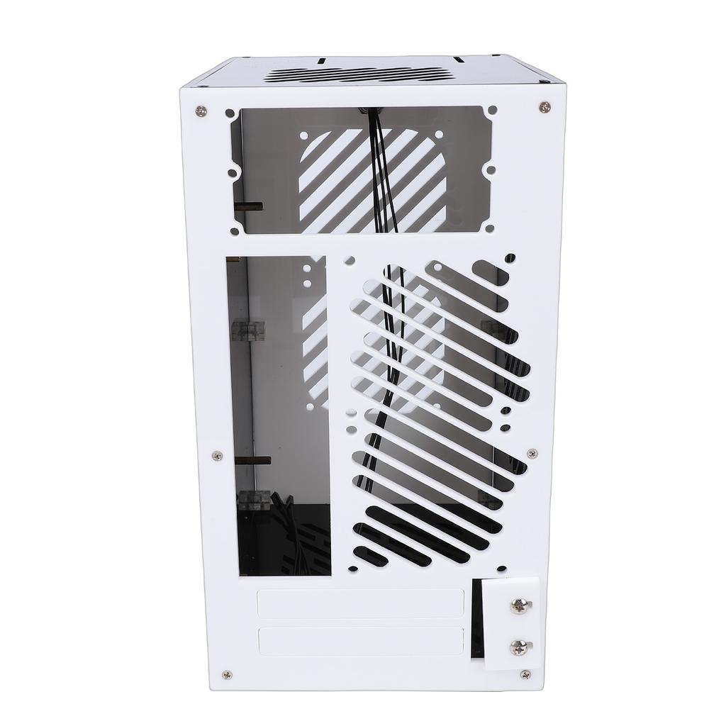 Small PC Case 360 Degree Open Hollow Cooling Desktop Computer Case Acrylic 292x220x165mm