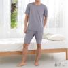 Venex Recovery Wear Comfort Cool Short Sleeve Crew Neck and Shorts Set 83008302 Gray L Men's T-Shirt