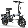 Urlife F1L Foldable Electric Bicycle 250W Motor 14" Tire City Electric Bike 48V 7.8Ah Dual Disc Brakes Max Load 120Kg LCD Display