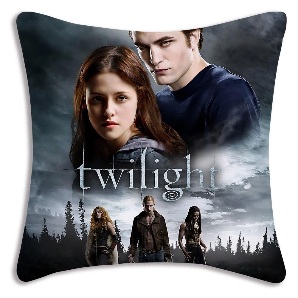 Classic Movie For Twilights Pillow Covers Cartoon Sofa Decorative Home Double-sided Printing Short Plush Cute Cushion Cover