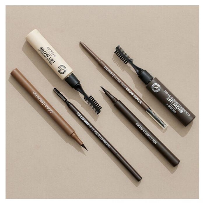 Gosh Copenhagen Crayon à Sourcils Ultra Thin 002 Brun Cendré Gosh