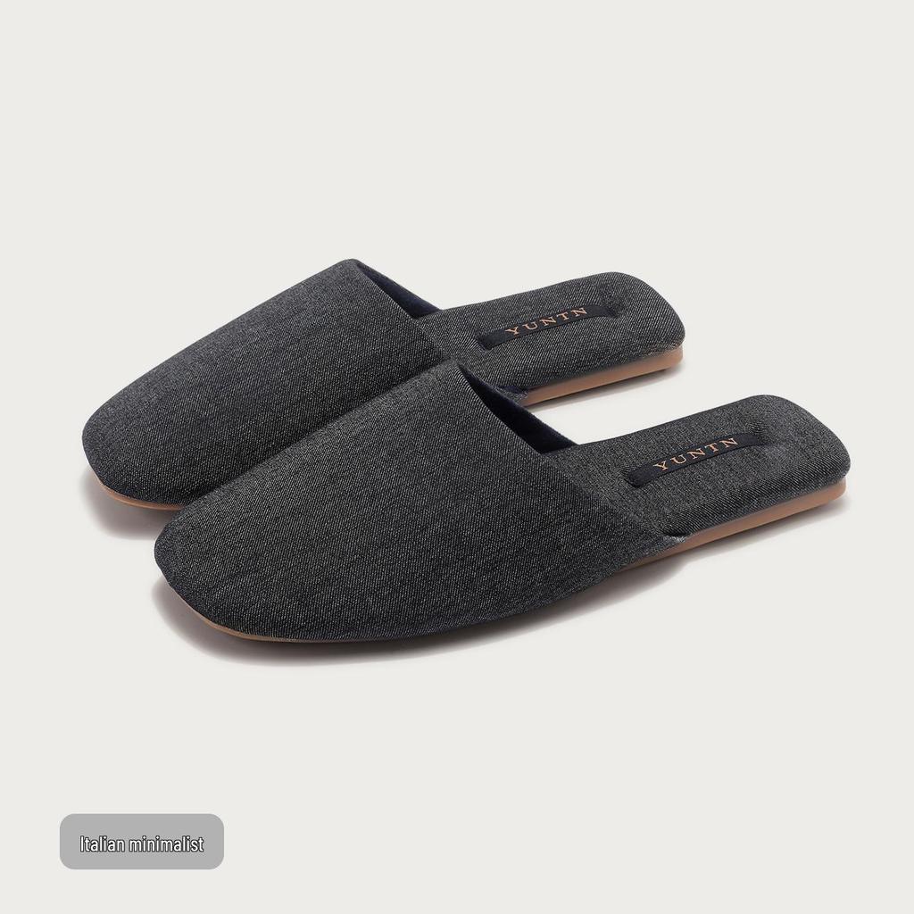 Cloud Group Minimalistische Baotou Baumwollpantoffeln mit Fleecefutter - Rutschfeste, leichte Hausschuhe für Damen & Herren, Herbst/Winter-Kollektion