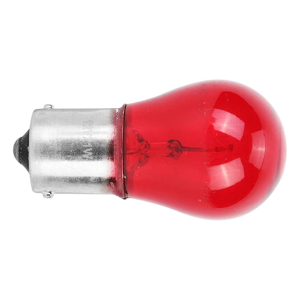Pr21W Bulb Pr21W Red Part Car Brake Stop Signal Turn Tail Light Bulb Red 1156S25Ba15S