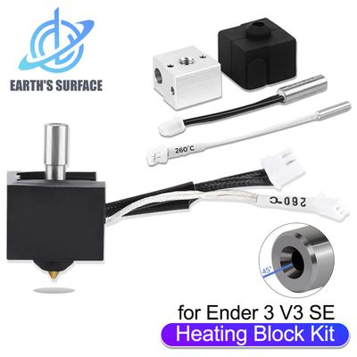 Diel pre 3D tlačiareň Hotend Kit pre Ender 3 V3 SE Hrdlo z titánovej zliatiny Bimetalový Heatbreak 24V 40W J-head Tlačová hlava pre Ender-3 V3 SE