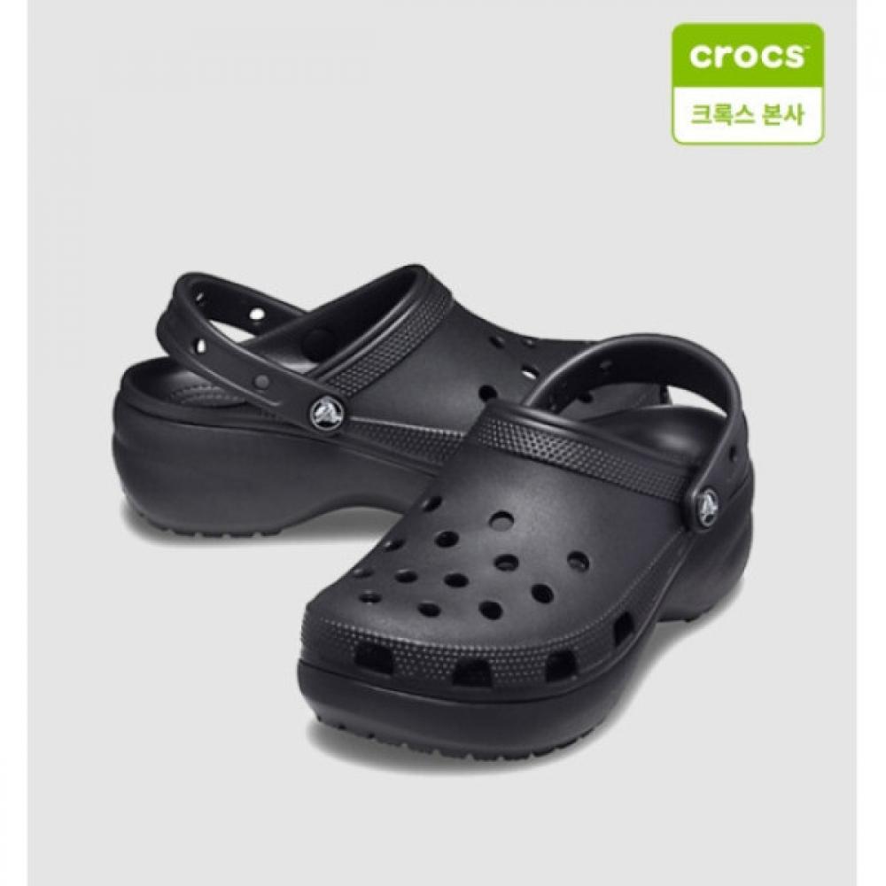 

Crocs Womens Classic Platform Black 206750 001 W5(220)