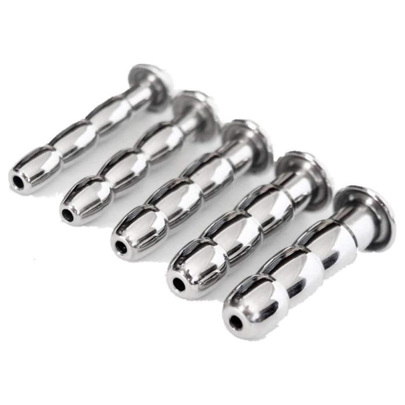 Metal Urethral Dilator for Men Stimulation Massager Male Urethra Penis Plug