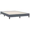 Łóżko Typu Box Spring Bez Materaca Ciemnoszary 160X220 Cm