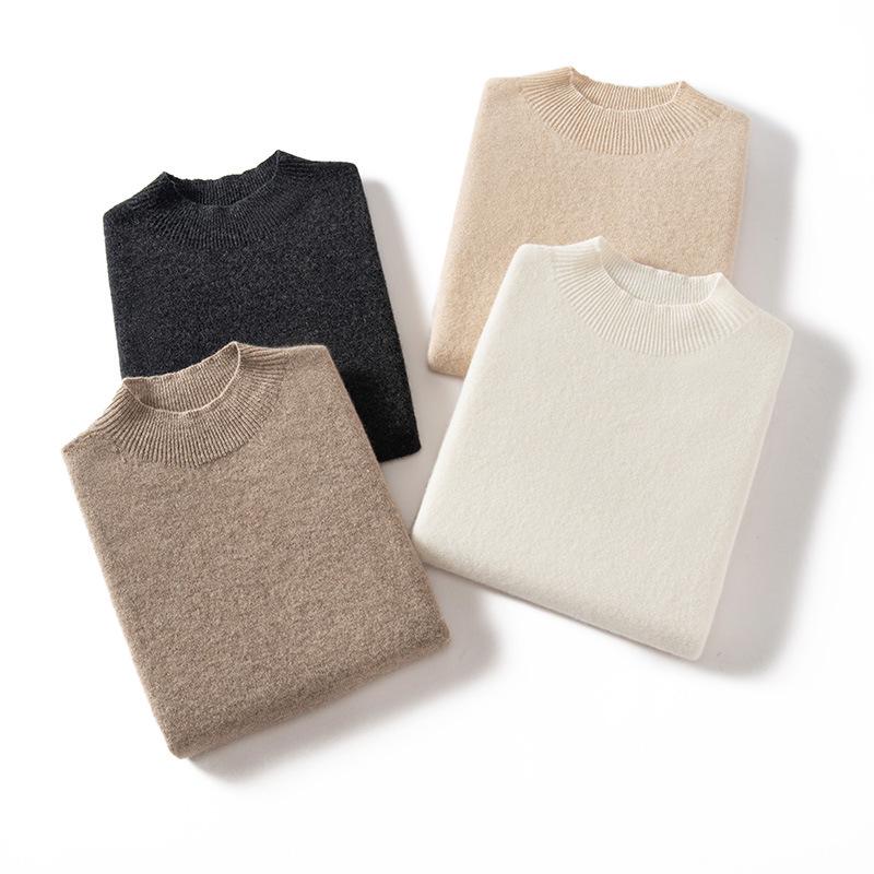 Women's Pure Cashmere High Neck Sleeveless Knit Vest