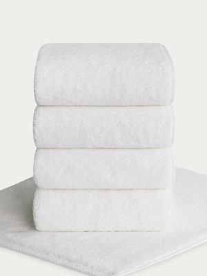 Songwol Handtuch Florum Premium Handtuch 220g Elfenbein 5 Stück