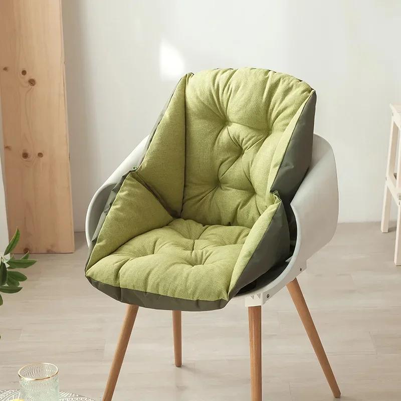 1PC Cushion Office Chair Four Seasons Universal Cushion Backrest One Piece Thickened Winter Chair Cushion 40x48/48x52cm