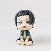 Anime Cute Fushiguro Toji Jujutsu Kaisen Figure Gojo Satoru Action Figure Look Up Q Version Toy Geto Suguru Statue PVC Model Toy