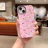 For Apple 16 Mobile Phone Case for IPhone 15 Promax Film 14 Stand 13 Two-in-one 12 Cartoon 11 Stationery