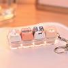Keyboard Stress Relief Clicker Mechanical Creative Dog Keychain  Children Adults