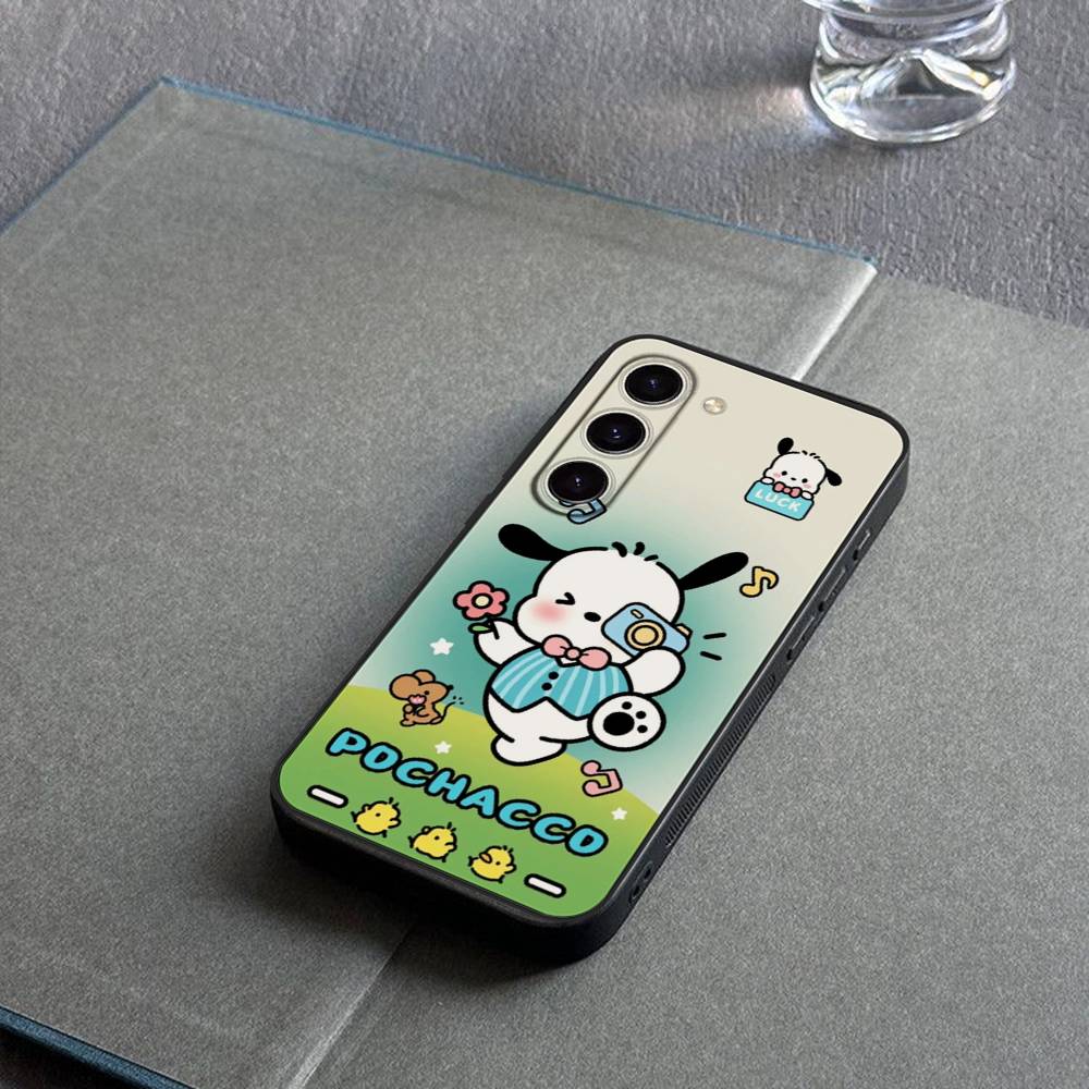 Cute Cartoon P-Pochacco Dog Phone Case For Samsung Galaxy S21 S22 S23 S24ULTRA S25ULTRA FE Ultra Plus5G A52S S26 Soft Cover
